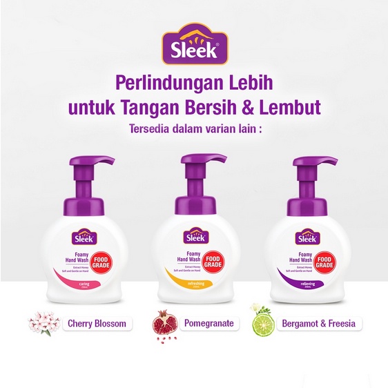 ♥️Nafris♥️Sleek Foamy Hand Wash Botol &amp; Refill 250 ml|Sabun Cuci Tangan Busa