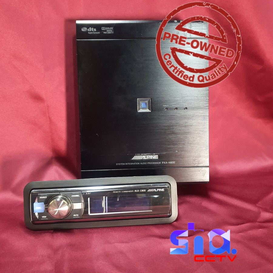 PROCESSOR AUDIO MOBIL Speaker DSP Hi End Alpine PXA H800 Set RUX C800