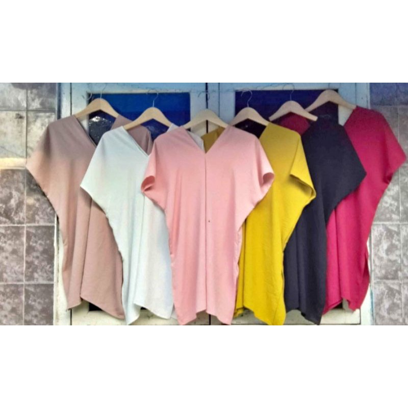 atasan wanita/long nagita square air flow kringkel/baju blouse wanita/atasan Nagita