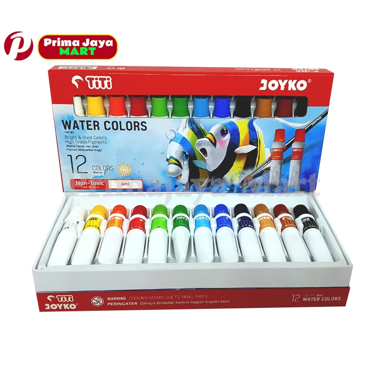 

Cat Air/Water Color TITI 12 Warna ( Set )