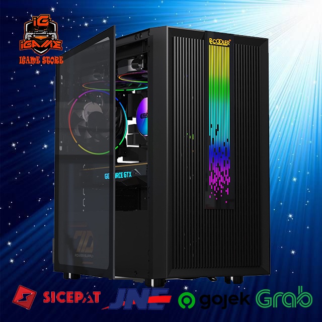 Paket Lengkap Full SET PC GAMING Ryzen 7 5700G/DDR4 16GB/Monitor 24&quot; Siap Pakai