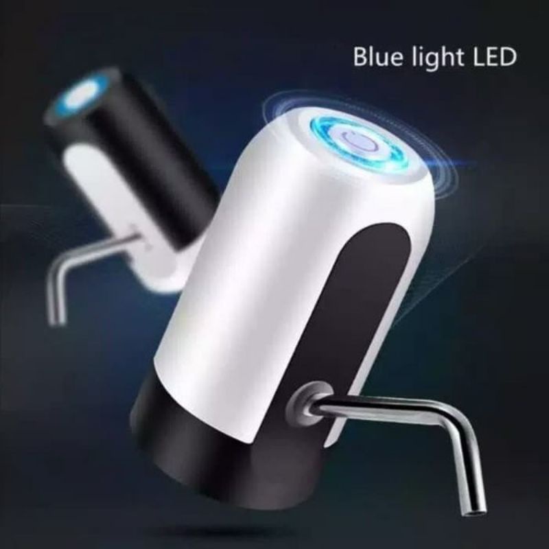 Pompa Galon Elektrik Q2 LED Dispenser Air Minum Recharge Otomatis Pump Electric Wireless Listrik