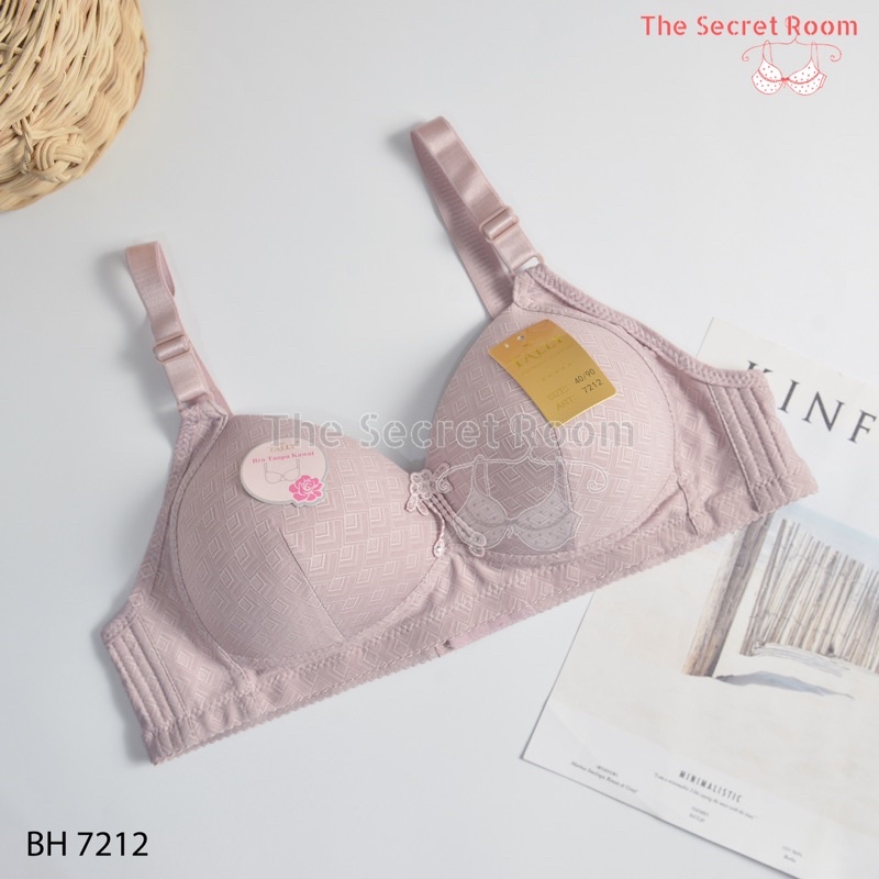 TALLY BRA BH 7212 | CUP C | SIZE 36 - 42 | BUSA TIPIS | TANPA KAWAT | BAHAN KATUN