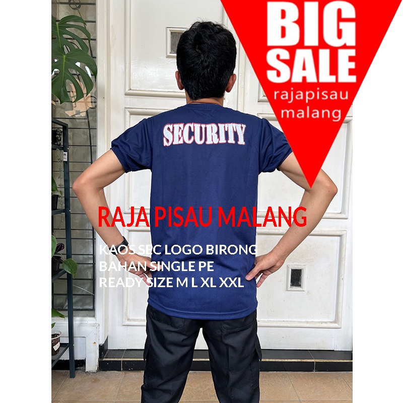 RPM Termurah Kaos Kombinasi Security Leher Pendek I Kaos Satpam