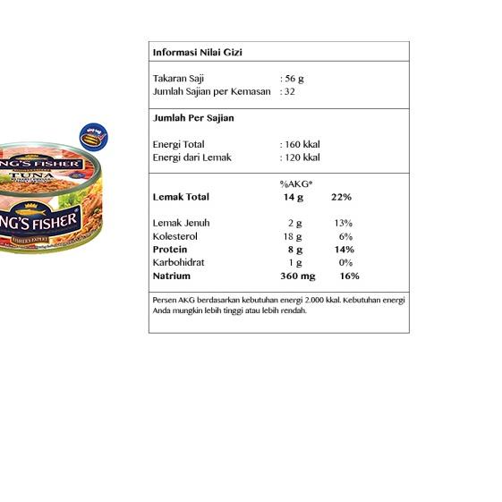 

Big Sale Paket Tuna Kaleng Komplit King's Fisher semua rasa 170 gram