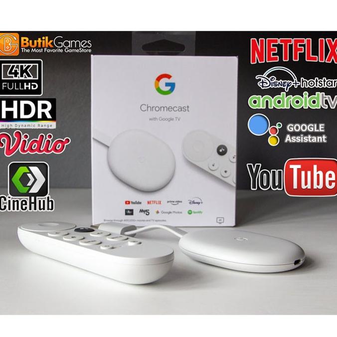 Google Chromecast Chrome Cast With Google Tv