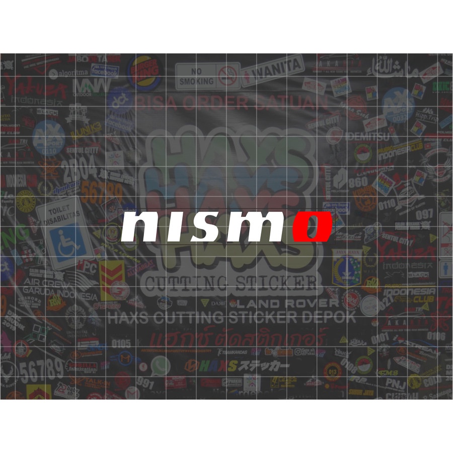 Cutting Sticker Nismo Kecil Ukuran 7 Cm Untuk Mobil