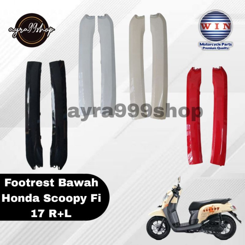 FOOTREST BAWAH HONDA SCOOPY FI 2017 R+L MERK WIN