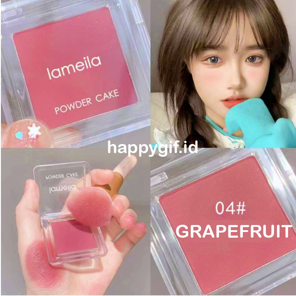 LAMEILA Blush On Palette Free Kuas  Waterprooff Tahan Lama LA198