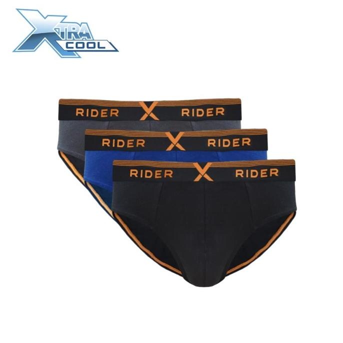 Rider Xtracool R881B Celana Dalam Pria Mini Brief Isi 3 Pcs