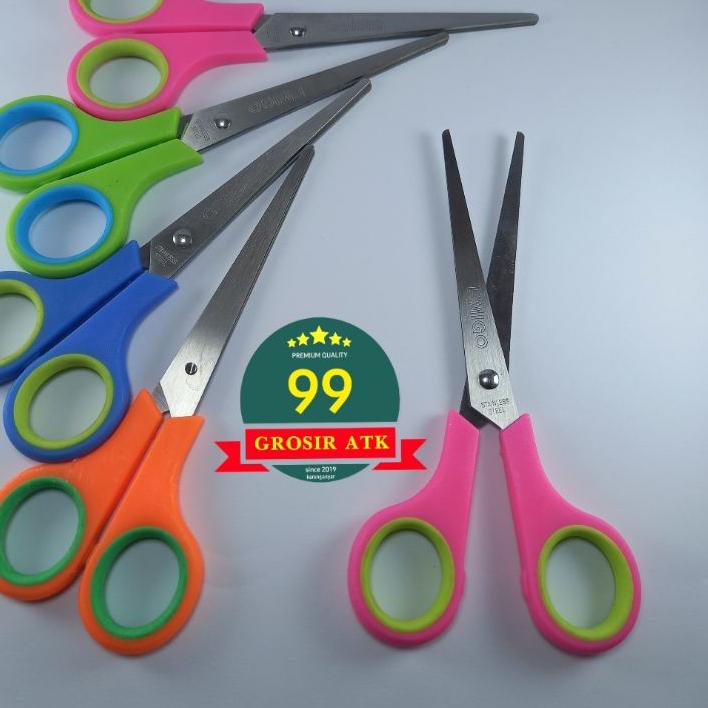 

Hot - GUNTING WARNA isi 12/alat potong/SCISSORS/penjahit ✔