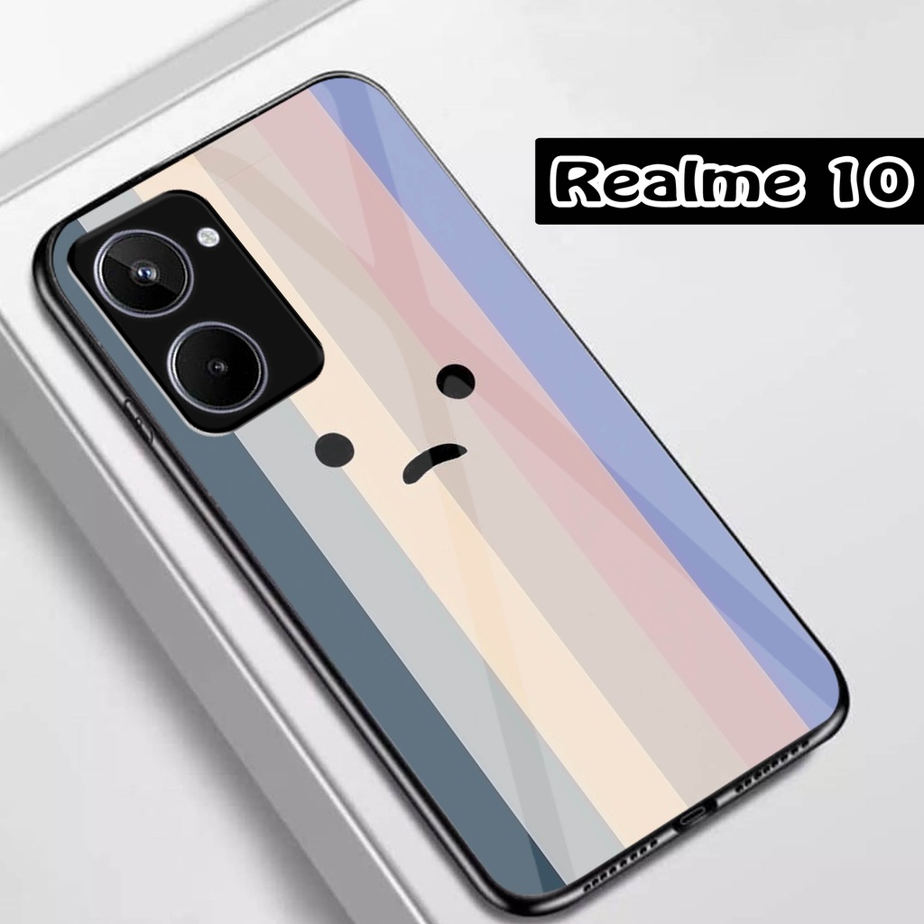 (Q17) Softcase Realme 10 - Softcase Kaca Realme 10 - Case Aesthetic Realme 10 - Case keren Realme 10