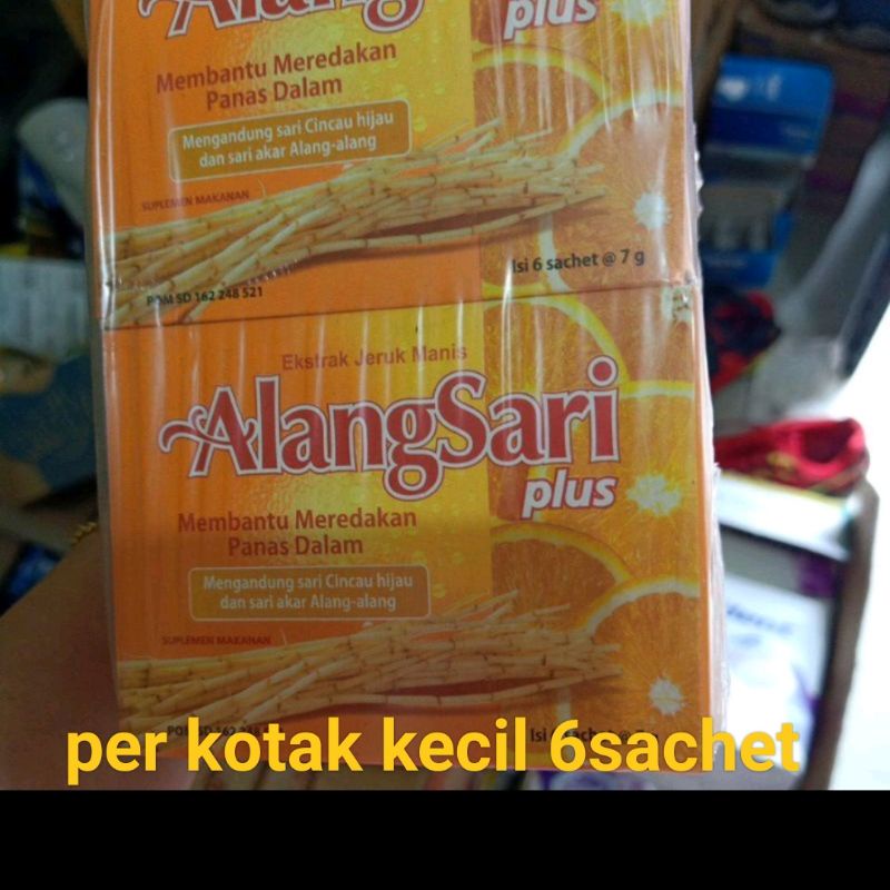 Alang sari 1 box kecil @6sachet, @ 7gr.