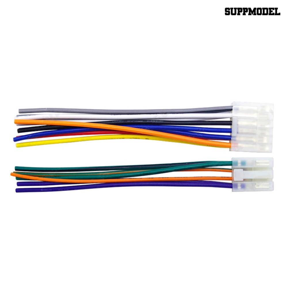 [Auto] 2pcs Car Radio Stereo CD Player Wiring Harness Kabel Instalasi Kit Untuk Toyota