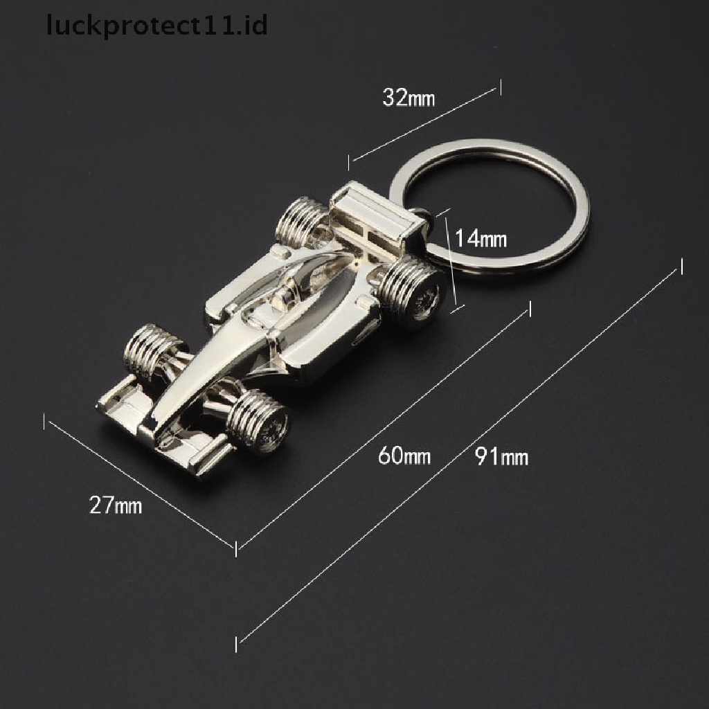 /Fashion Hot// Fashion// F1 Gantungan Kunci Hadiah Aktivitas Balap Kepribadian Liontin Kunci Gesper Warna Silver Gantungan Kunci Mobil Perhiasan Pria Keyring.