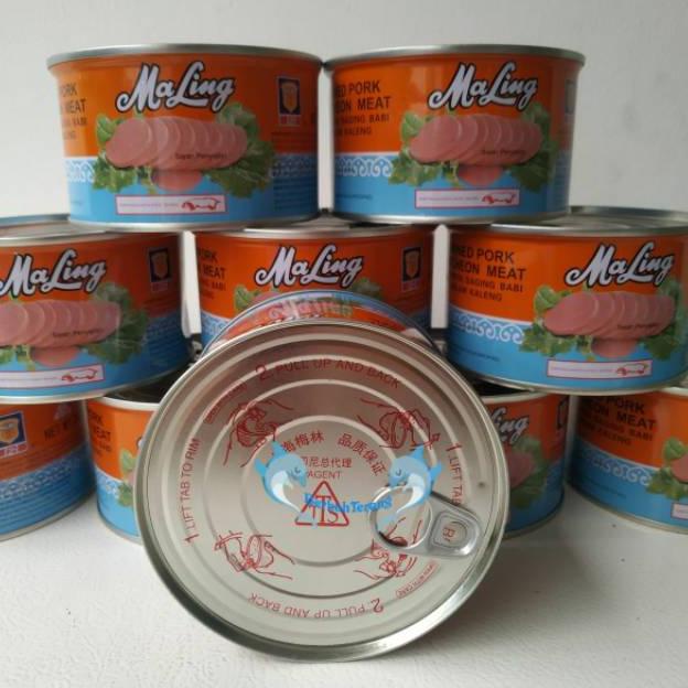 

[BAYAR DITEMPAT] Ma ling Daging Babi 397gr / Canned Pork / MaLing / Luncheon Meat / Maling