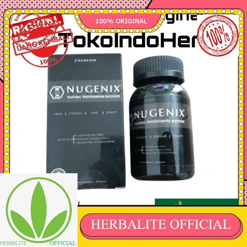 100% ORIGINAL NUGENIX ASLI USA ORIGINAL OBAT STAMINA PRIA STRONG TERBARU TERLARIS TERMUDAH COD