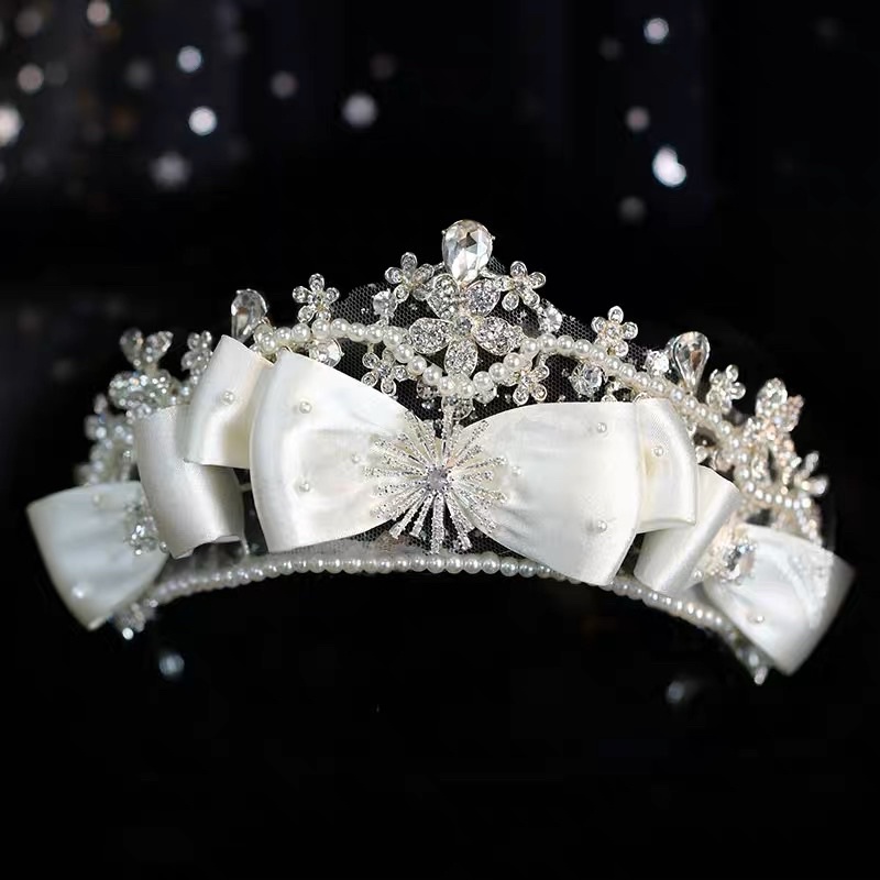 Wedding Mahkota【125】crown headpiece bridal aksesoris pengantin hijab wanita hiasan rambut