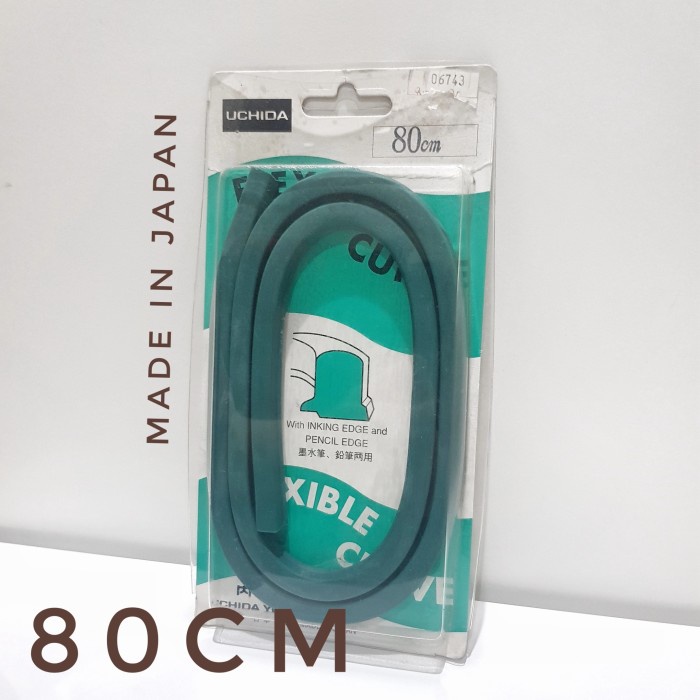 

UCHIDA FLEXIBLE CURVE 80 CM PENGGARIS LENGKUNG KURVA KONTOUR LINEX INK