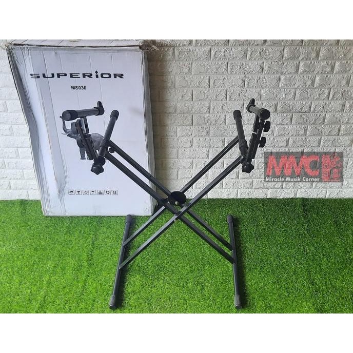STAND KEYBOARD SUSUN SUPERIOR MS036 ORIGINAL