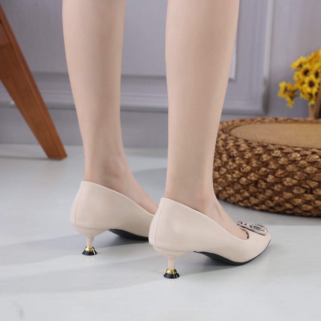 JISO RYONA LAYLA-59 Sepatu Kerja Wanita Heels 5cm Import