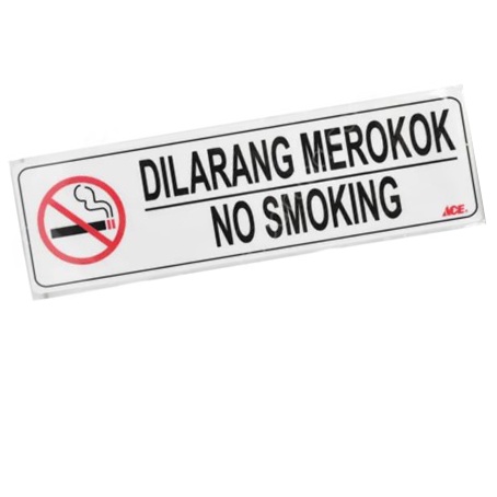 Kris Stiker Dilarang Merokok Sticker No Smoking Tanda Gambar Mudah Diaplikasikan Pada Kaca Metal Atau Plastik Dinding Ace Krisbow Di Larang Merokok  Nosmoking Bahan Tebal Krisbow Ace