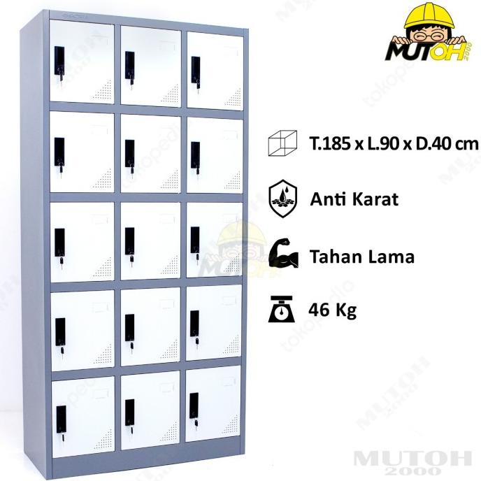 

TERBARU LOKER BESI LOCKER BESI 15 PINTU - LC315 PENGIRIMAN CEPAT
