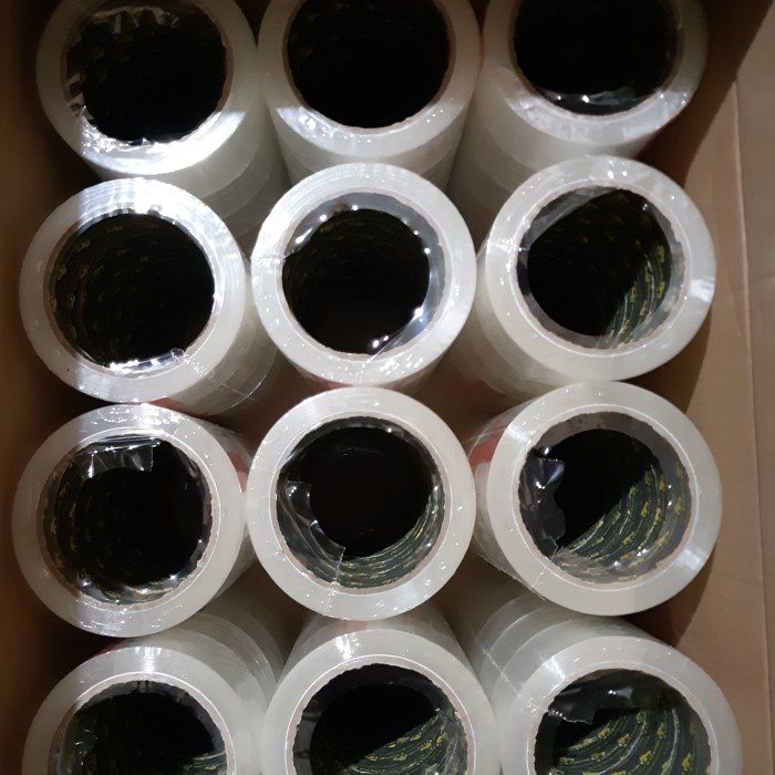 

lakban bening/coklat (48mm90y) dus an