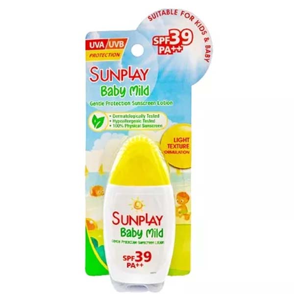 [SPF39 PA++ | SUNSCREEN BAYI &amp; ANAK ANAK] [BPOM] SUNPLAY BABY MILD SUNSCREEN LOTION SPF39 PA++ UVA/UVB 30ml