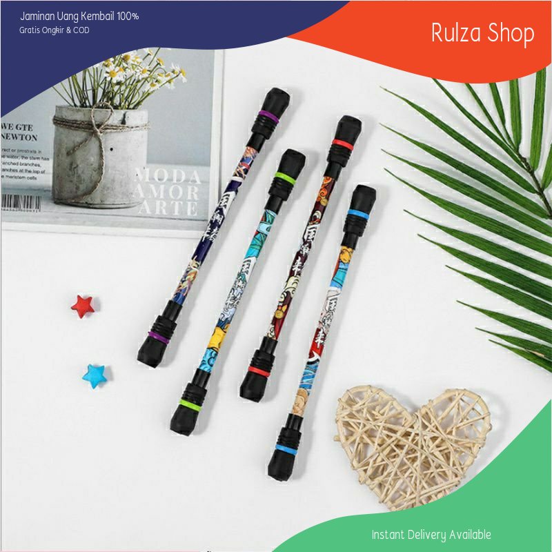 

PILIH MOTIF Pen Spinning Pulpen Putar Karakter Tulisan Jepang / Pena Mainan Anak Pen Spining