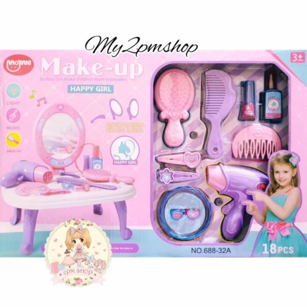 

DRESSER - MEJA MAKE MAINAN Berkualitas MIRROR MAINAN RIAS UP Jual ANAK2