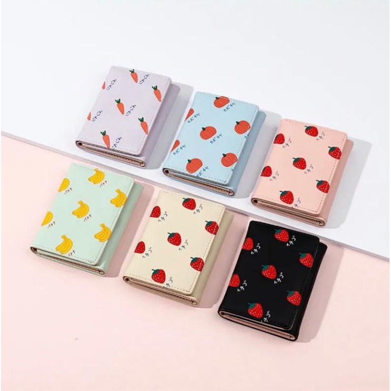 Dompet Lipat Fruit Trifold Wallet