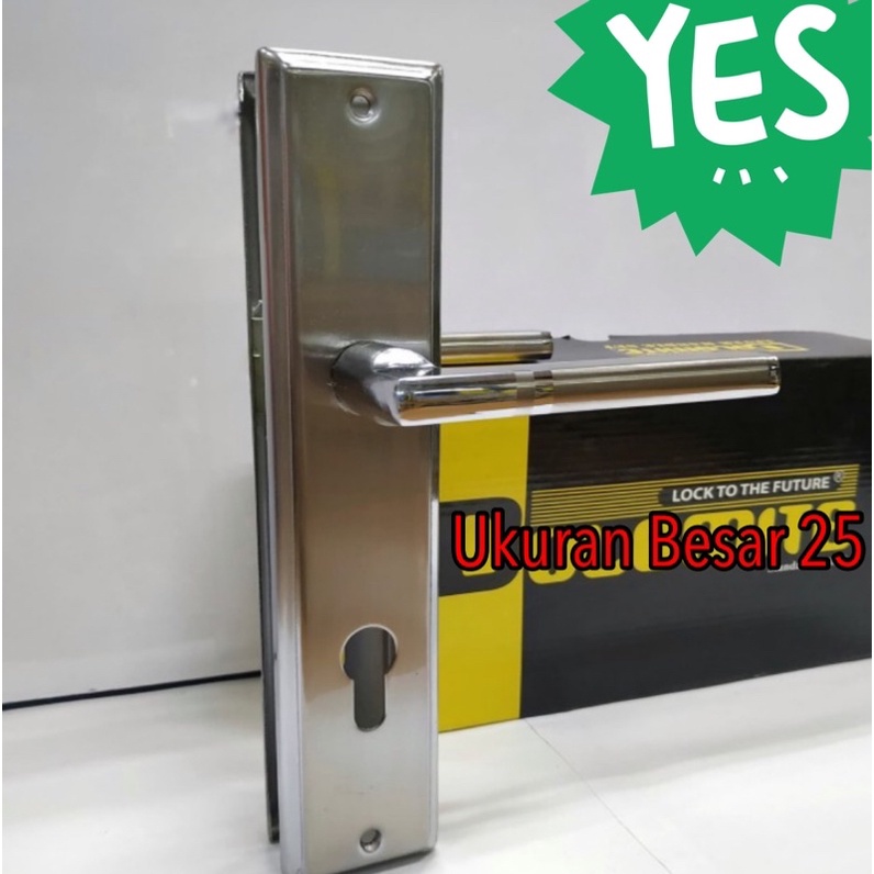 Gagang  pintu ukuran besar 25 cm/ GAGANG PINTU BESAR STAINLESS/ HANDLE PINTU UKURAN NESAR 25 CM STAINLESS/ LEVER HANDLE BESAR PINTU RUMAH/ handle pintu ukuran 25 cm tarikan handle pintu kunci pintu murah