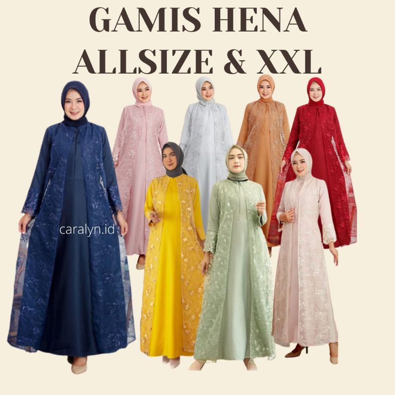 GAMIS KONDANGAN HENA GAMIS BRUKAT COUPLE IBU DAN ANAK