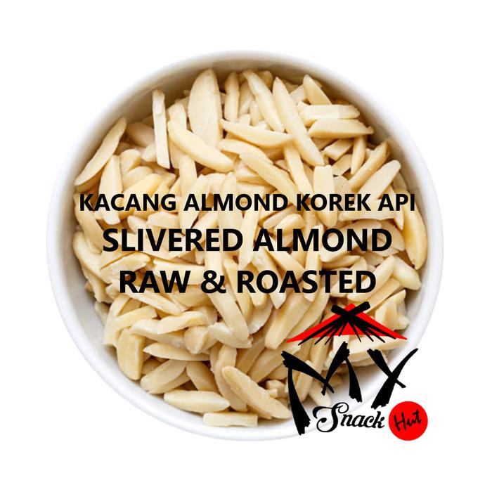 

Kacang Almond Slivered 50Gr - Almonds Mentah Matang Korek Api Batang Best Seller