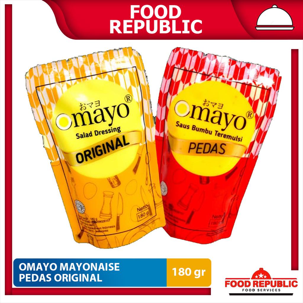 OMAYO MAYONAISE 180 GR ORIGINAL PEDAS MAYONNAISE HALAL JEPANG ENAK