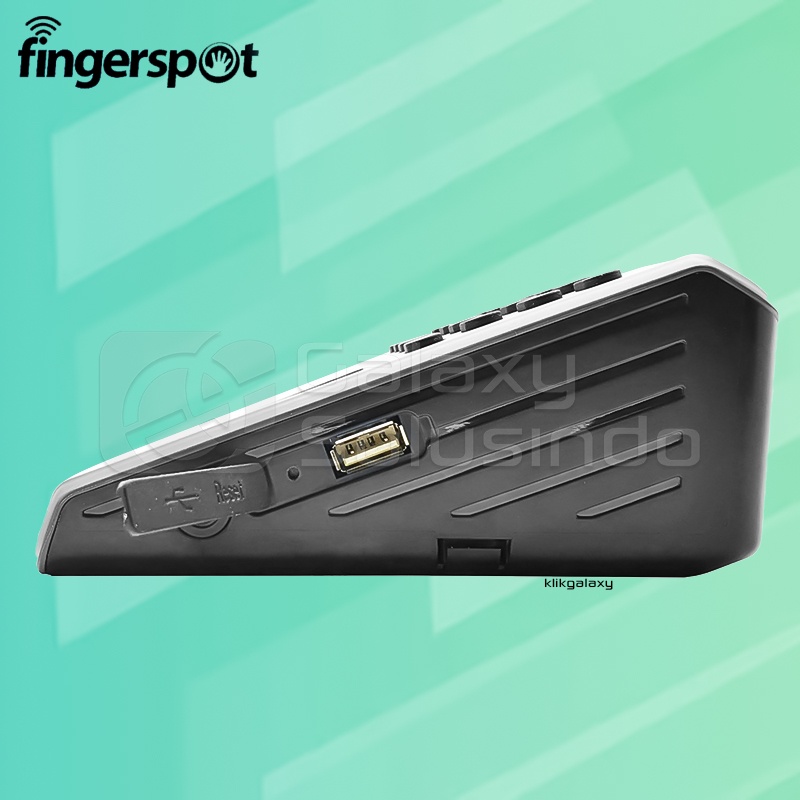 Fingerspot Revo WF-206BNC Fingerprint Mesin Absensi - Paket LockDoor Pintu Kayu