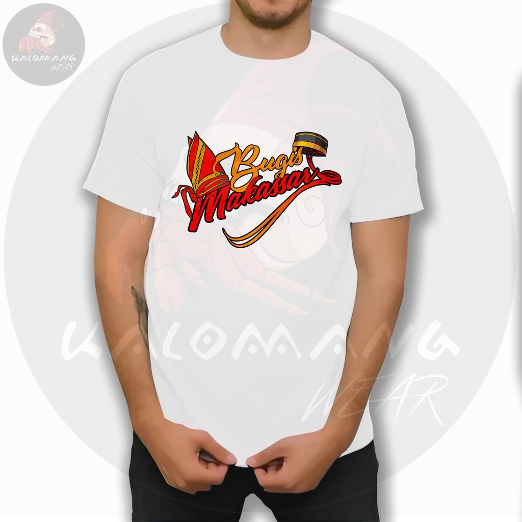 Kalomang wear kaos pria khas bugis makassar