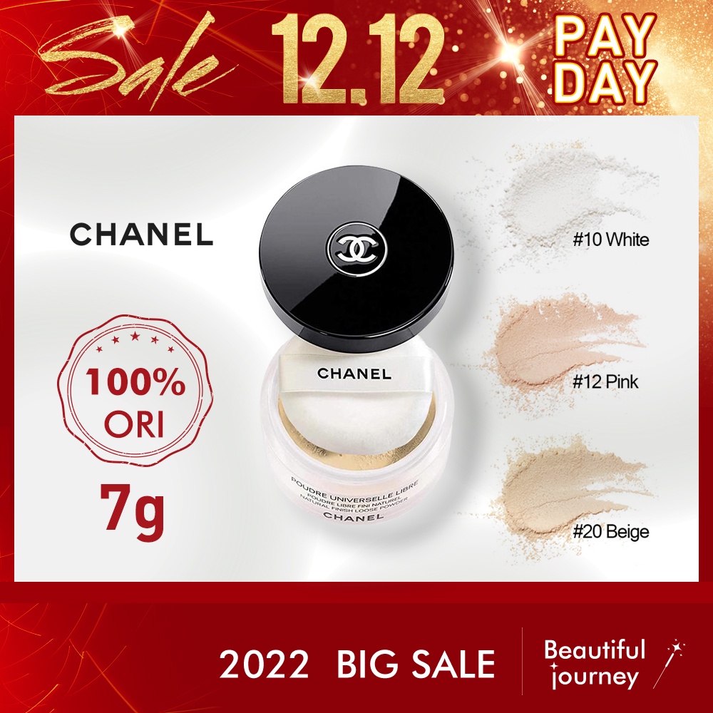 [ORI] Chanel Natural Finish Loose Powder 7gr - Whitening/Oil control/Moisturizing Lightweight perfec