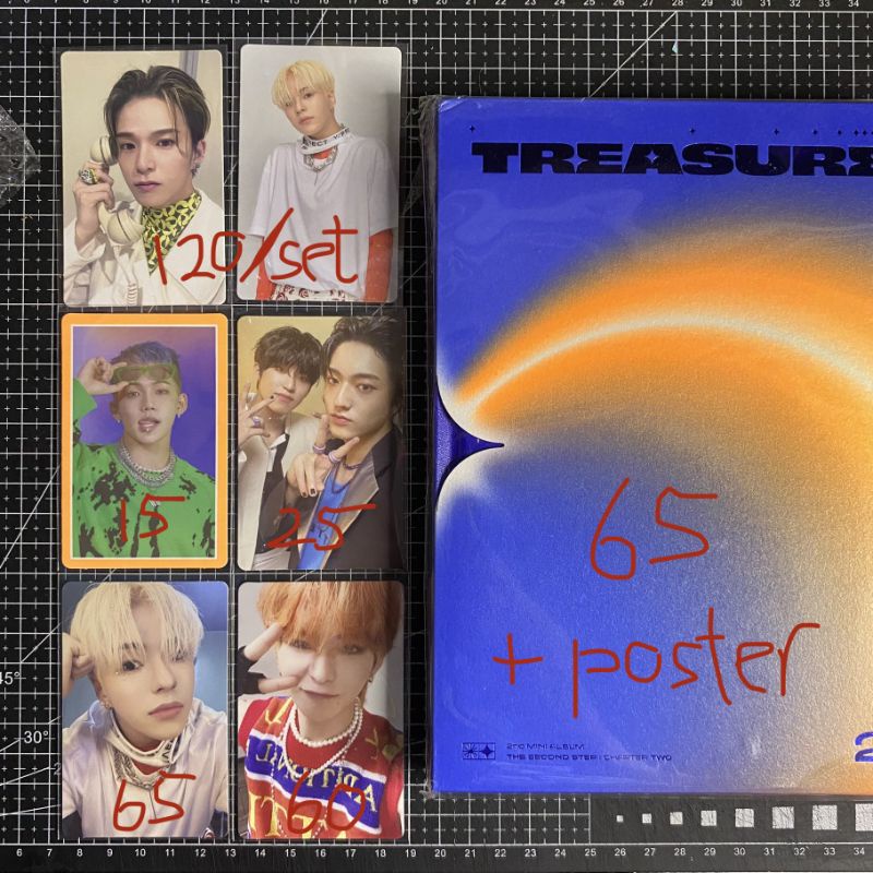 PHOTCARD TREASURE /WEVERSE ASAHI /ALBUM TREASURE /THE SECOND STEP /PC TREASURE /PHOTOCARD JAEHYUK /P