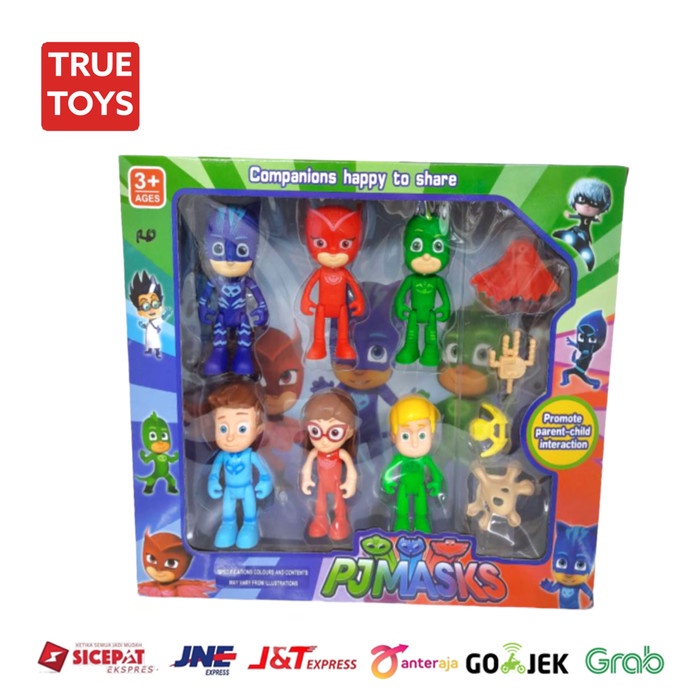 Mainan Action Figure Set PJ Mask / Mainan patung PJ Mask #TRUE TOYS