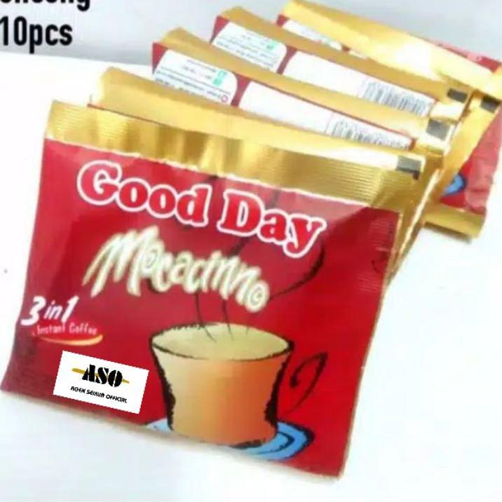 

GOOD DAY MOCCACINO sachet 20 gram Renceng ( ISI 10 )