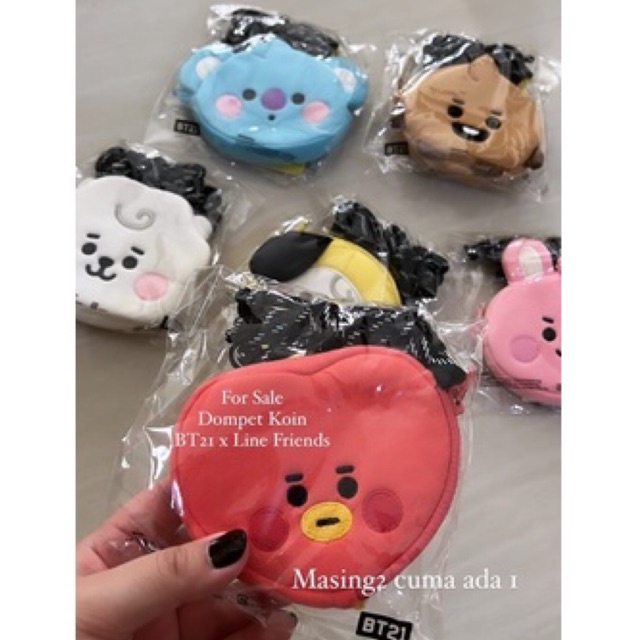 BT21 x LINE FRIENDS Mini Pouch Dompet Koin