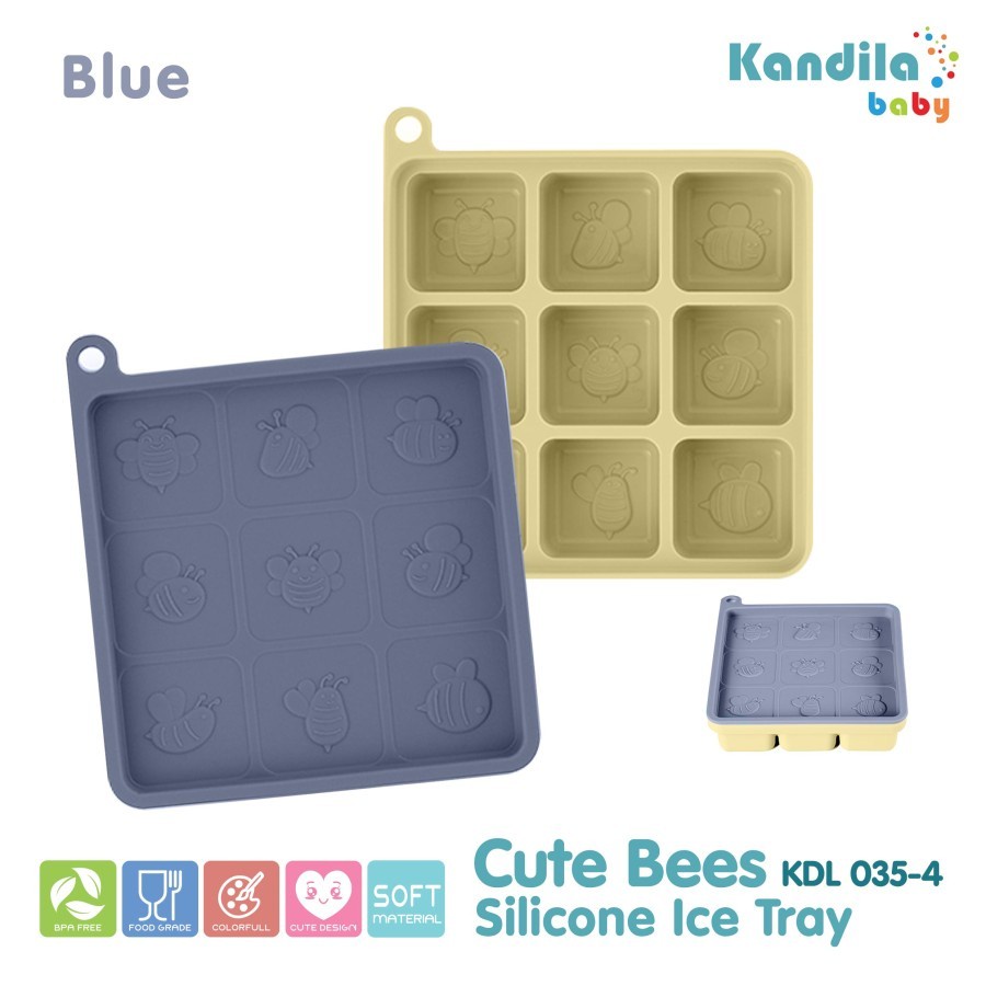 KANDILA KDL035-4 CUTE BEES SILICONE ICE TRAY