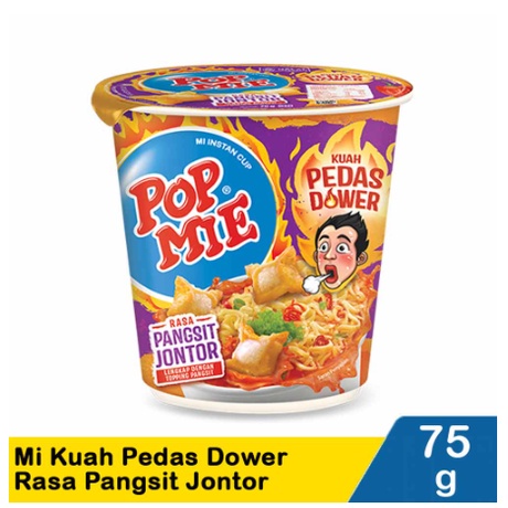 

Pop mie dower rasa pangsit jontor 75 gr