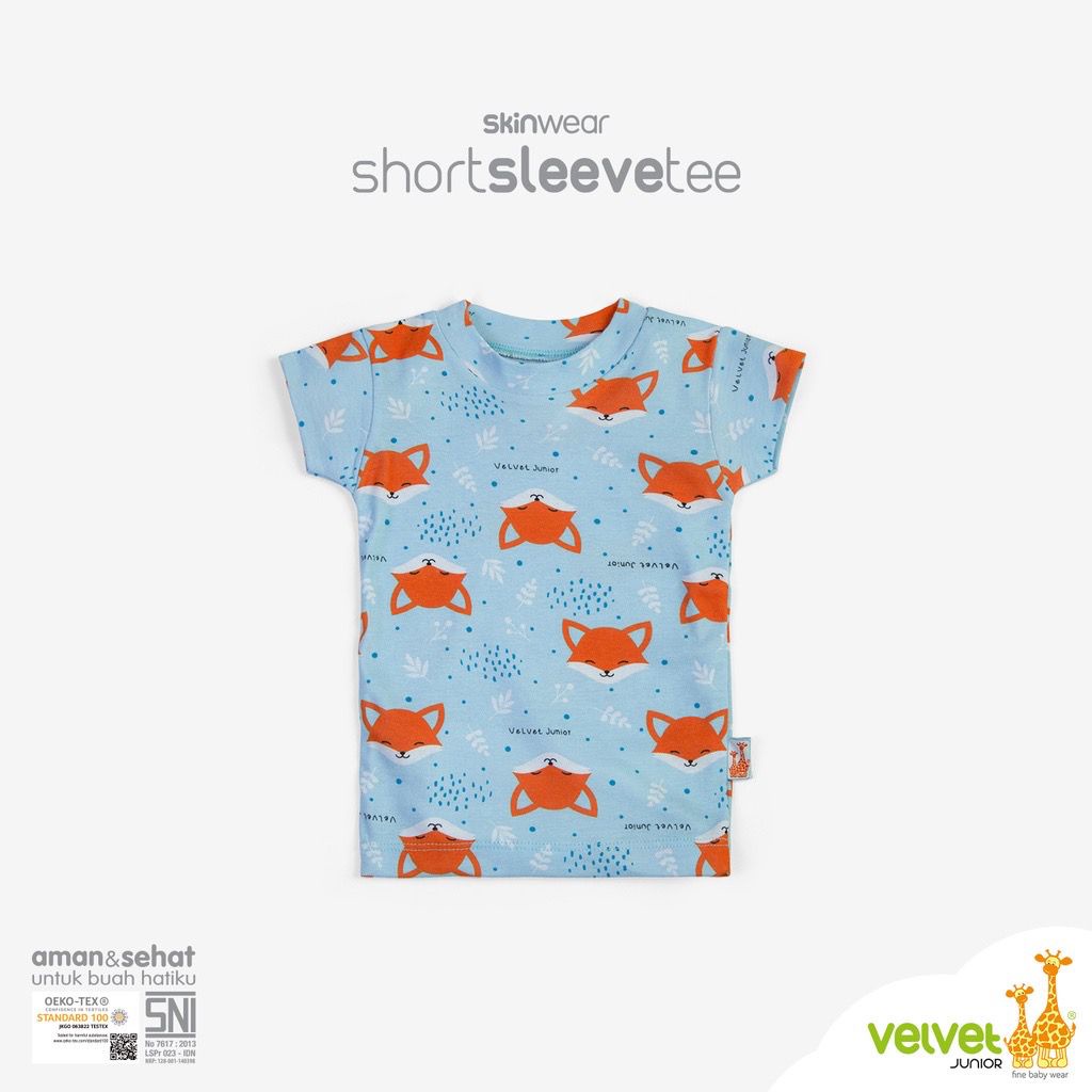 VELVET JUNIOR BAJU LENGAN PINTAR / SHORT SLEEVE TEE