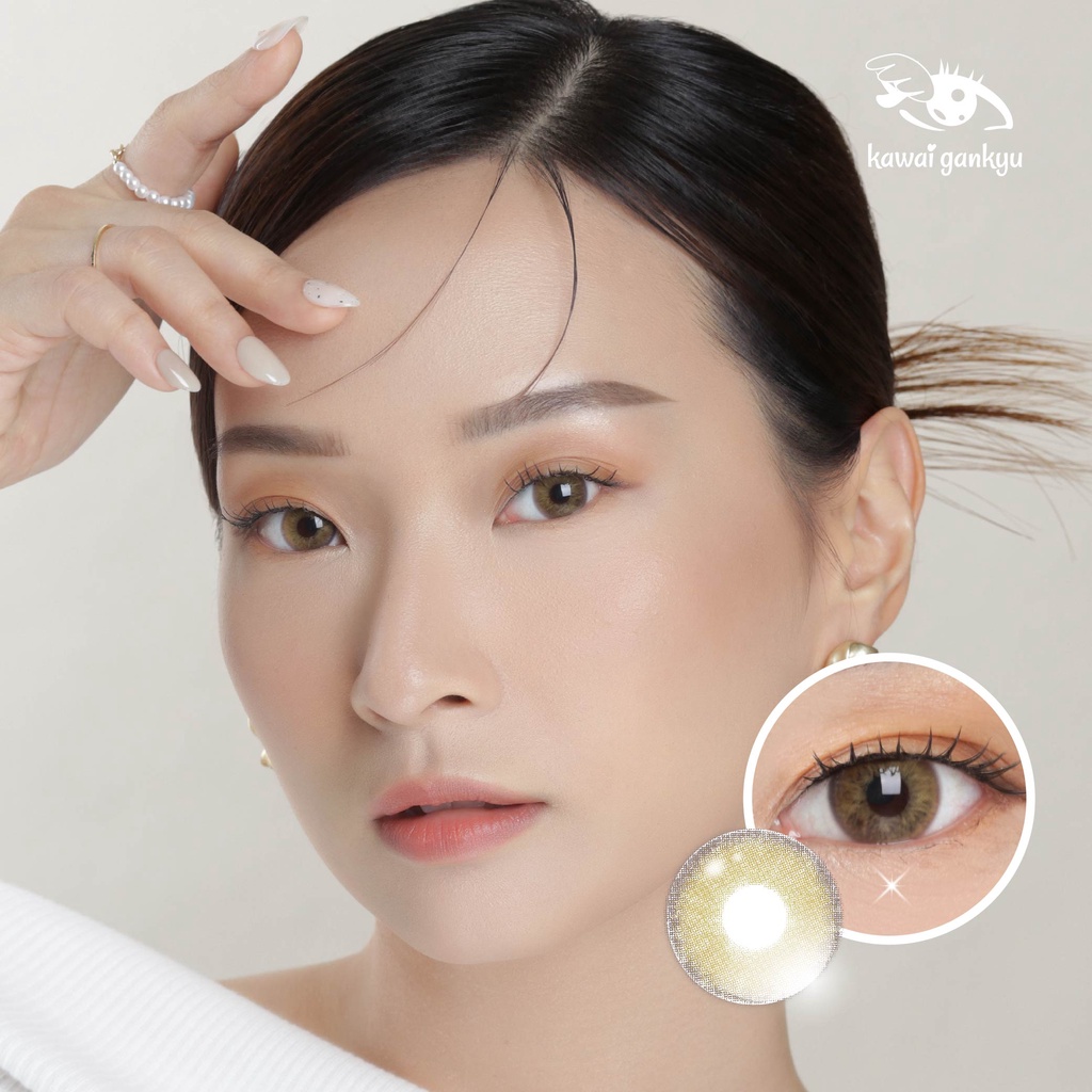 KawaiGankyu Softlens - Luina Iset Brown (1botol)