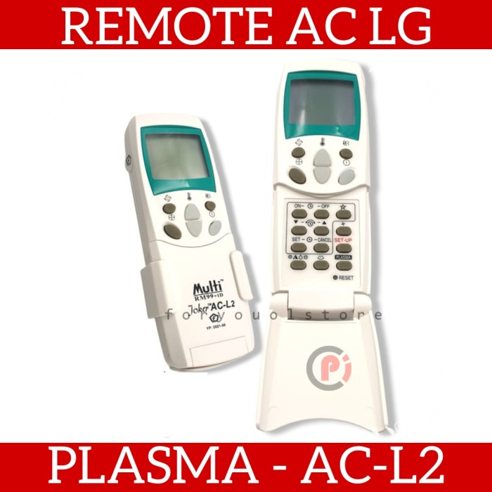 Remote AC Multi AC-L2 LG Plasma Langsung Pakai Tanpa Progam