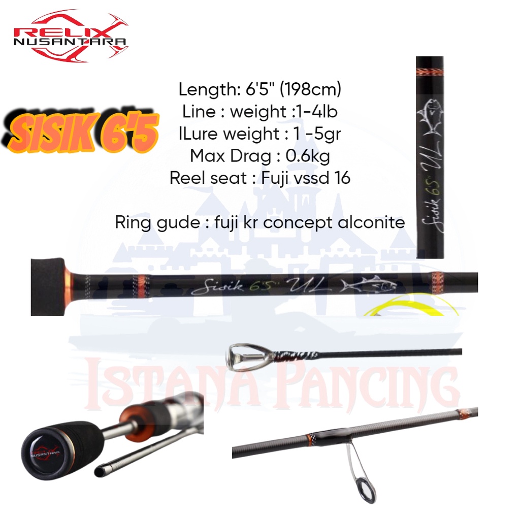 JORAN RELIX NUSANTARA SISIK 6'5 UL(1-4LB) PANCING MANIA