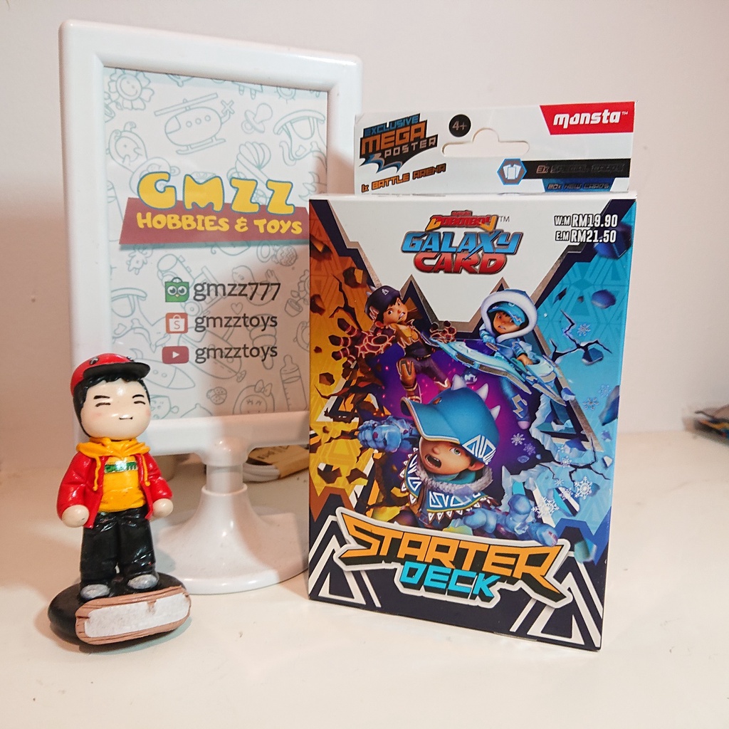 Promo Original Boboiboy Galaxy Card Starter Deck Mainan Kartu Boboiboy